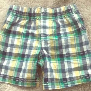 Carters Plaid Shorts
